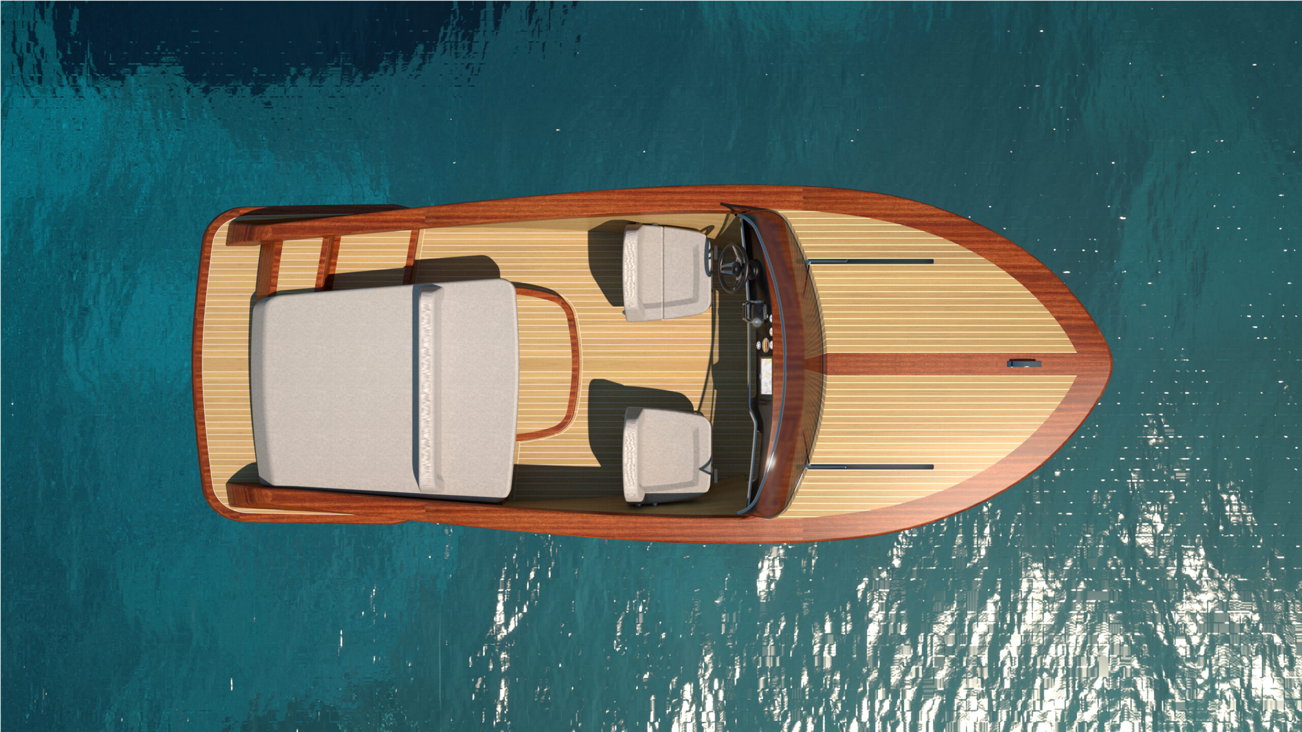 Graf Bootsbau - Tender 6,3 Ansicht oben